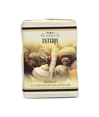 3 Oz Estero Seashells Shea Butter Triple Milled Soap Bar