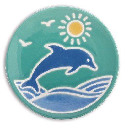 3.5" Round Dolphin Ring Dish