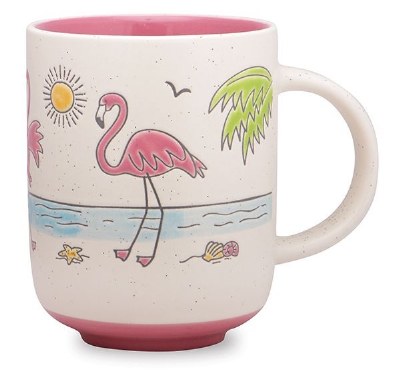 18 Oz Flamingo Beach Mug
