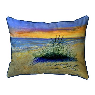 16" x 20" Sand Dune Sunrise Decorative Coastal Indoor/Outdoor Pillow