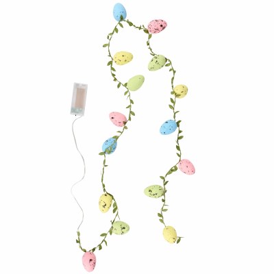 71" LED Egg Garland