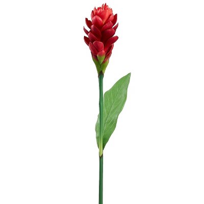 32" Faux Red Ginger Spray