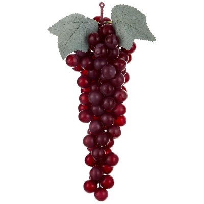 12" Faux Burgundy Grapes