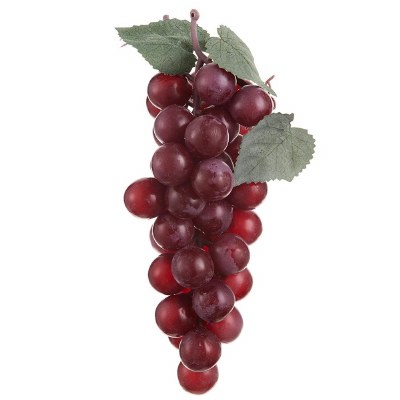 7.5" Faux Burgundy Grapes