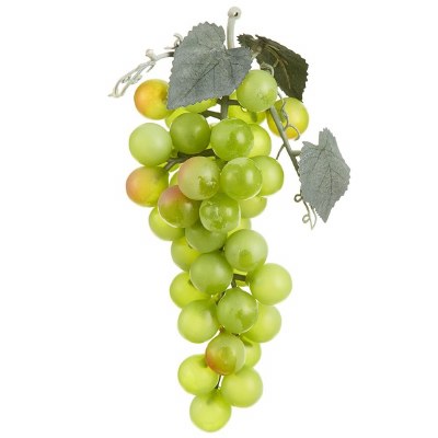 7.5" Faux Green Grapes