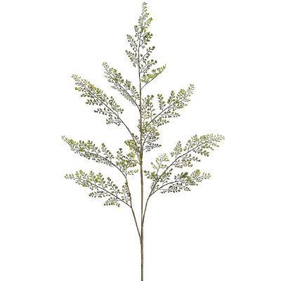 48" Faux Green Maidenhair Fern Spray