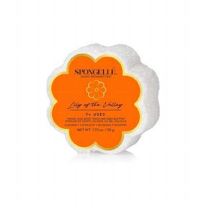 1.75 Oz Lily of the Valley Fragrance Body Wash Infused Sponge