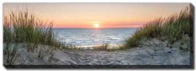 20" x 60" Dune Beach Coastal Wrapped Canvas
