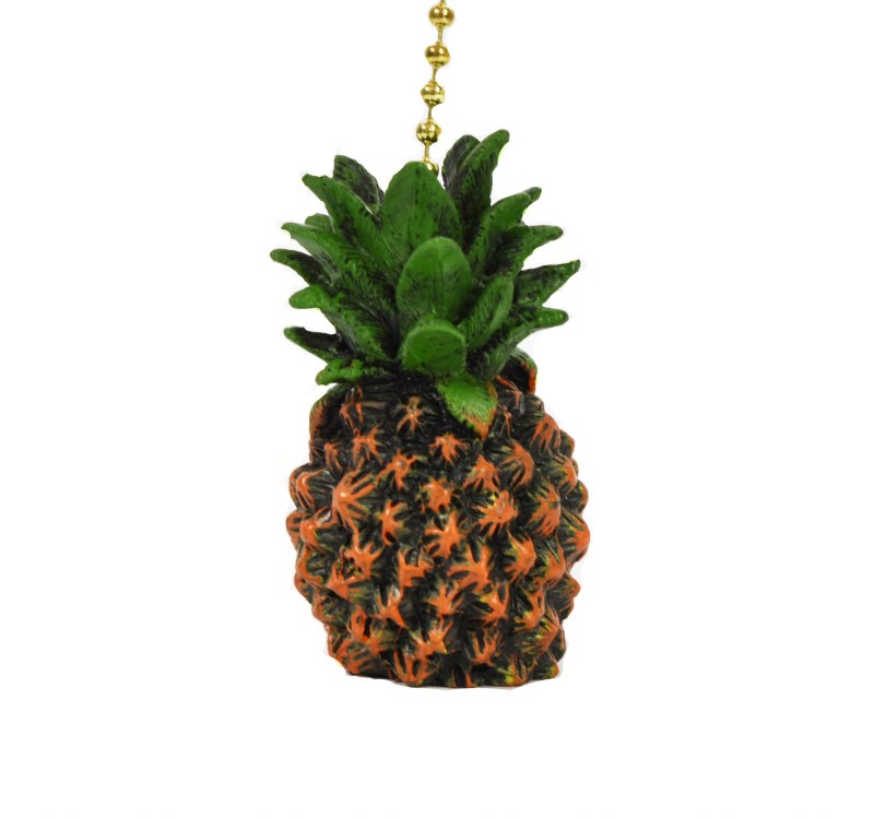 2" Green and Gold Pineapple Fan Pull Wilford & Lee Home Accents