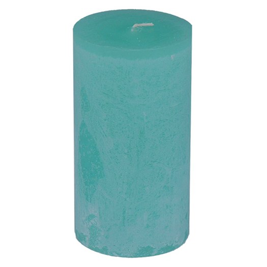 6" x 3" Turquoise Timber Pillar Candle Wilford & Lee Home Accents