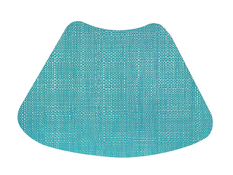 11" x 18" Aqua Wedge Trace Basketweave Placemat Wilford & Lee Home