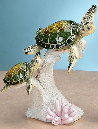 green sea turtle figurine