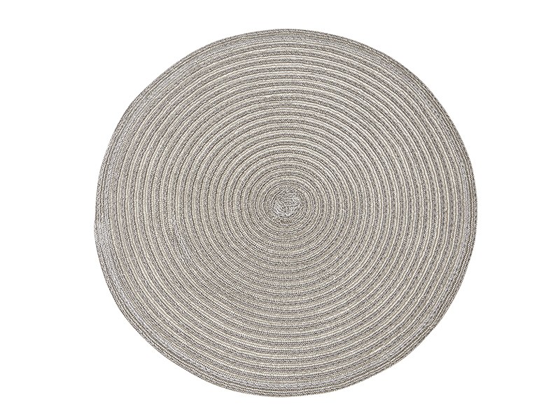 15" Round Gray Urban Woven Placemat Wilford & Lee Home Accents