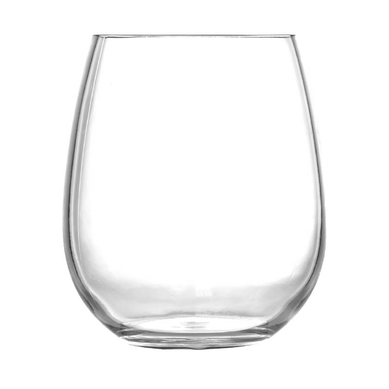 12 oz Clear Acrylic Golf Ball Stem Wine Glass - Wilford & Lee Home