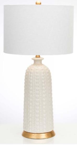 hobnail table lamp