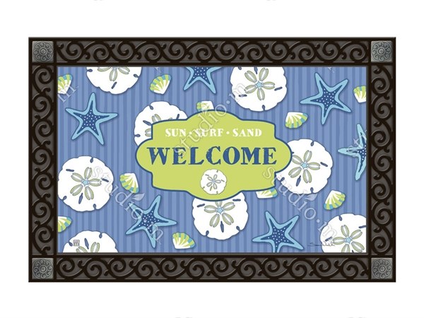 18 X 30 Sun Surf Sand Welcome Doormat