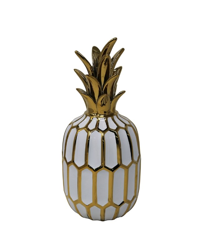 13 White And Gold Ceramic Pinele 13 White And Gold Ceramic Pinele