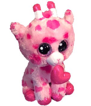 valentine giraffe stuffed animal