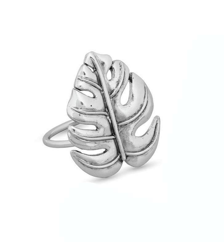 1 75 Silver Leaf Napkin Ring Wilford Lee Home Accents