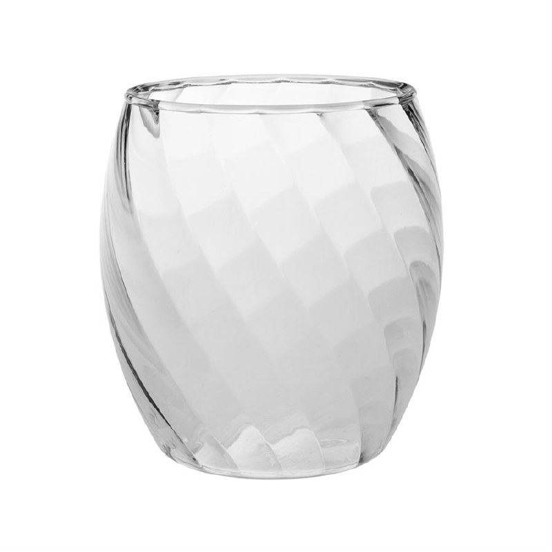 12 oz Clear Acrylic Golf Ball Stem Wine Glass - Wilford & Lee Home