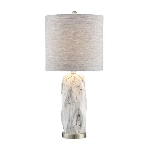 white marble lamp