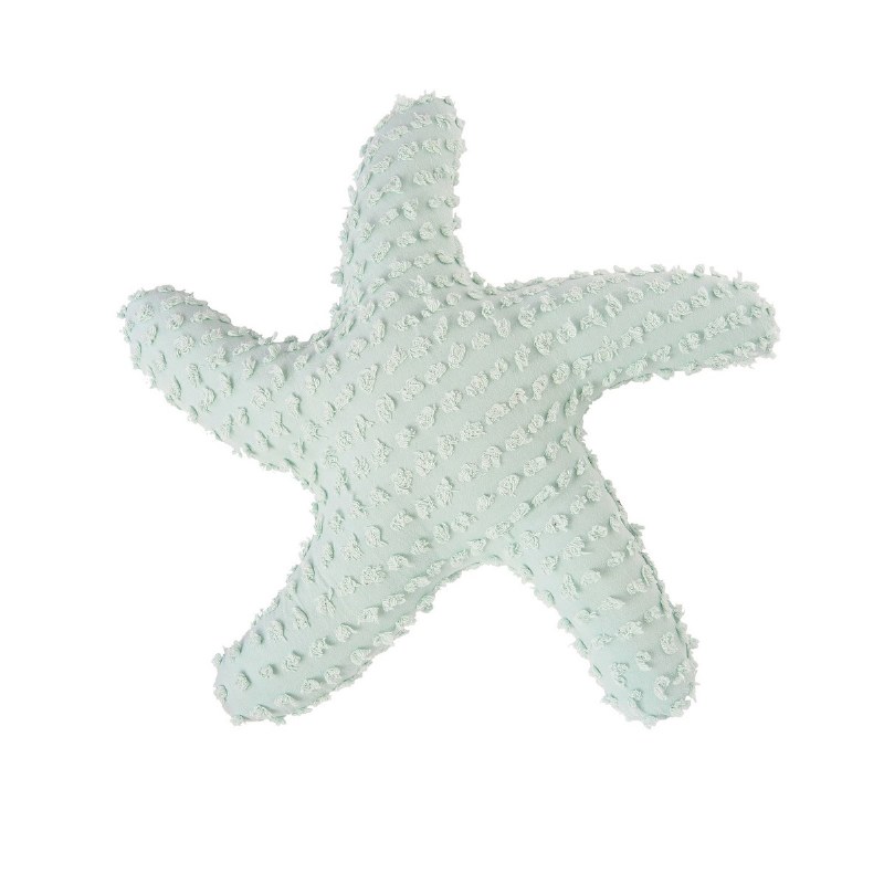 Whitewashed Starfish Pillow