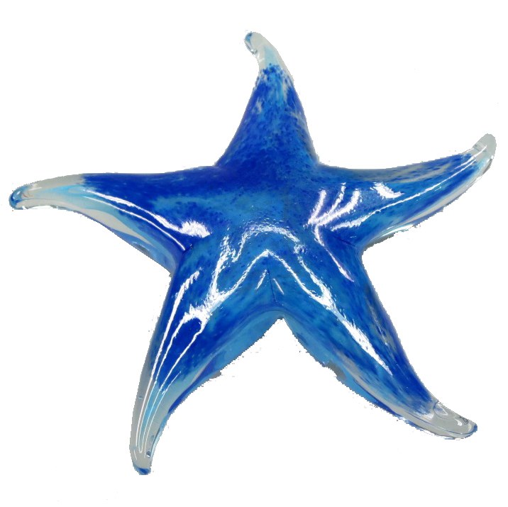 Coastal Home LED Starfish Figurine Blue