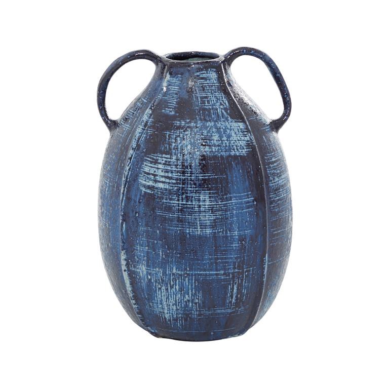 Drink Me Jug & Vase in Capri Blue Gingham