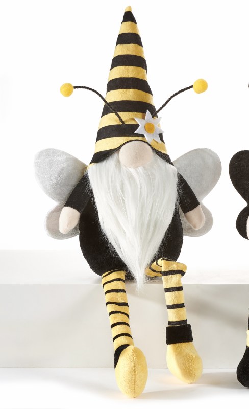 Figurines Bumble Bee Striped Gnome Honey Bee Home Bee Shelf Sitter Tiered  Tray Display Spring Coffee