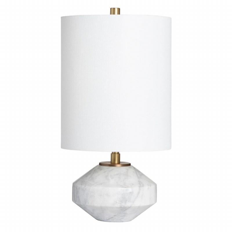 22" White Alabaster Table Lamp Wilford & Lee Home Accents