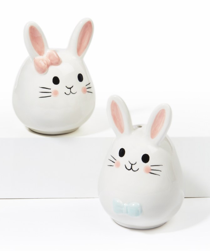 Chick & Bunny Salt & Pepper Shakers Set/2