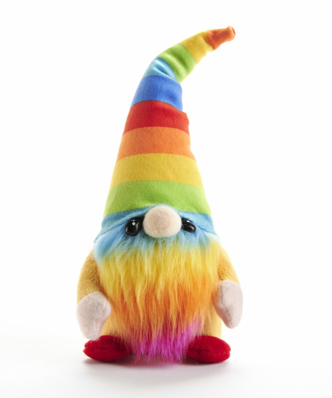 Transpac Polyester Multicolored Halloween Large Plush Gnome Decor