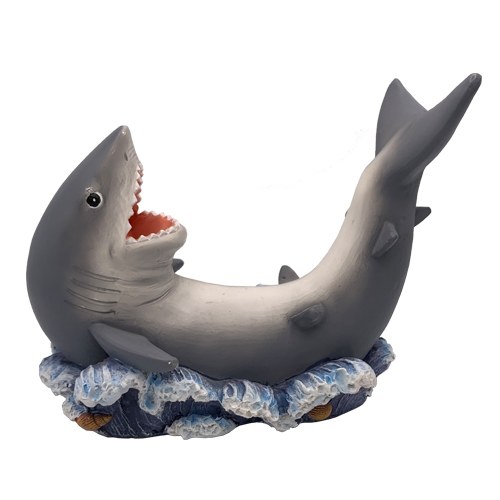 Gray Shark Bottle Holder Wilford & Lee Home Accents