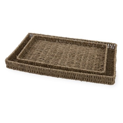 10 x 17 Seagrass Tray - Wilford & Lee Home Accents