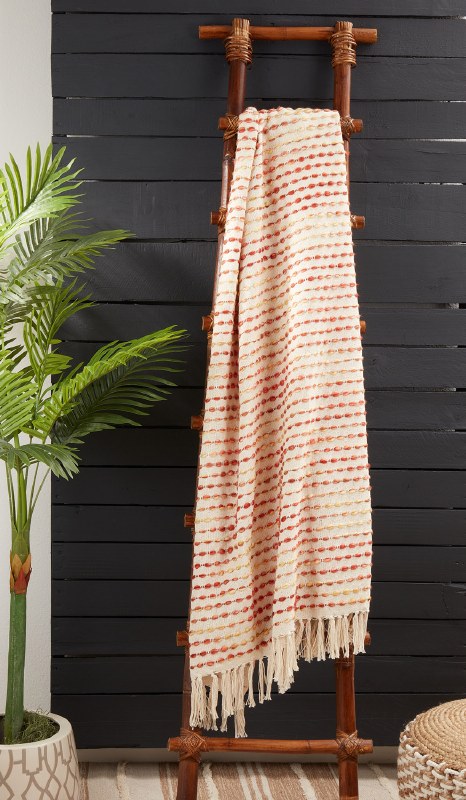 Rust discount cotton blanket