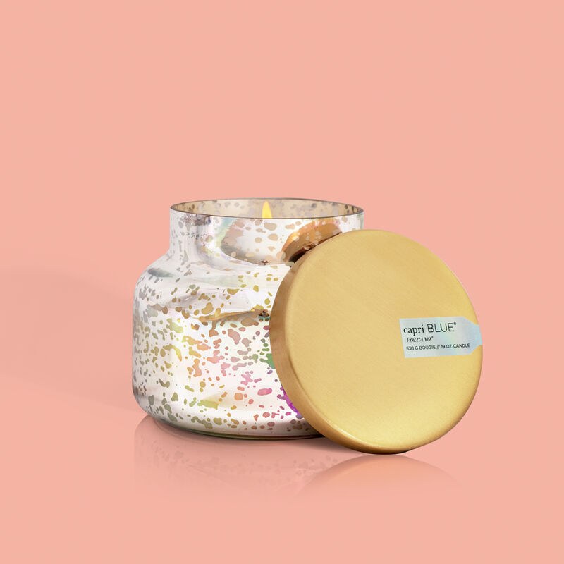 19 oz Volcano Silver Jar Candle Wilford & Lee Home Accents