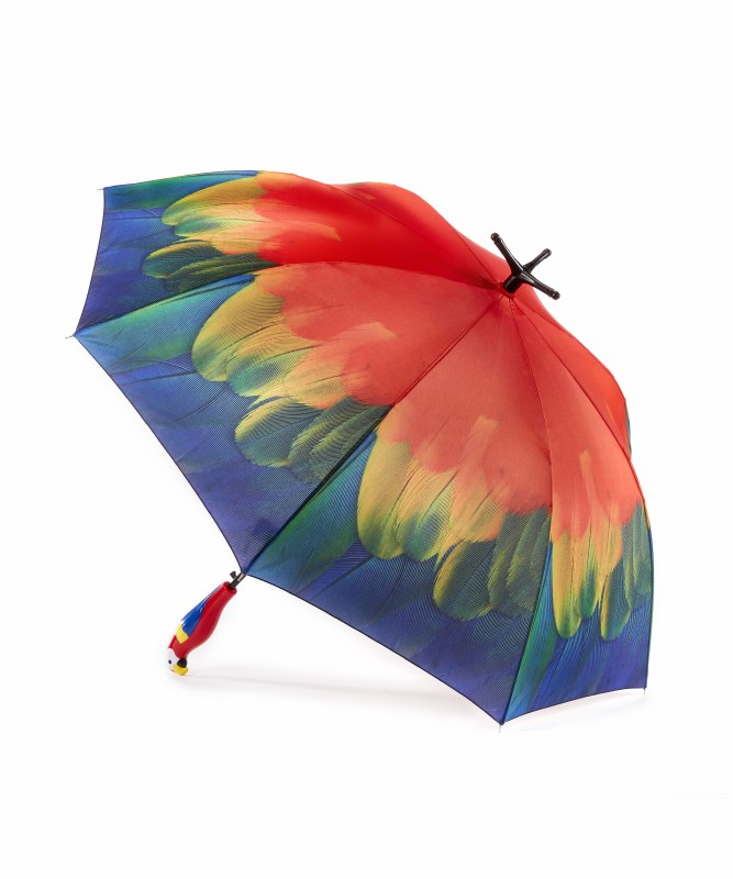 23" Red Parrot Umbrella Wilford & Lee Home Accents