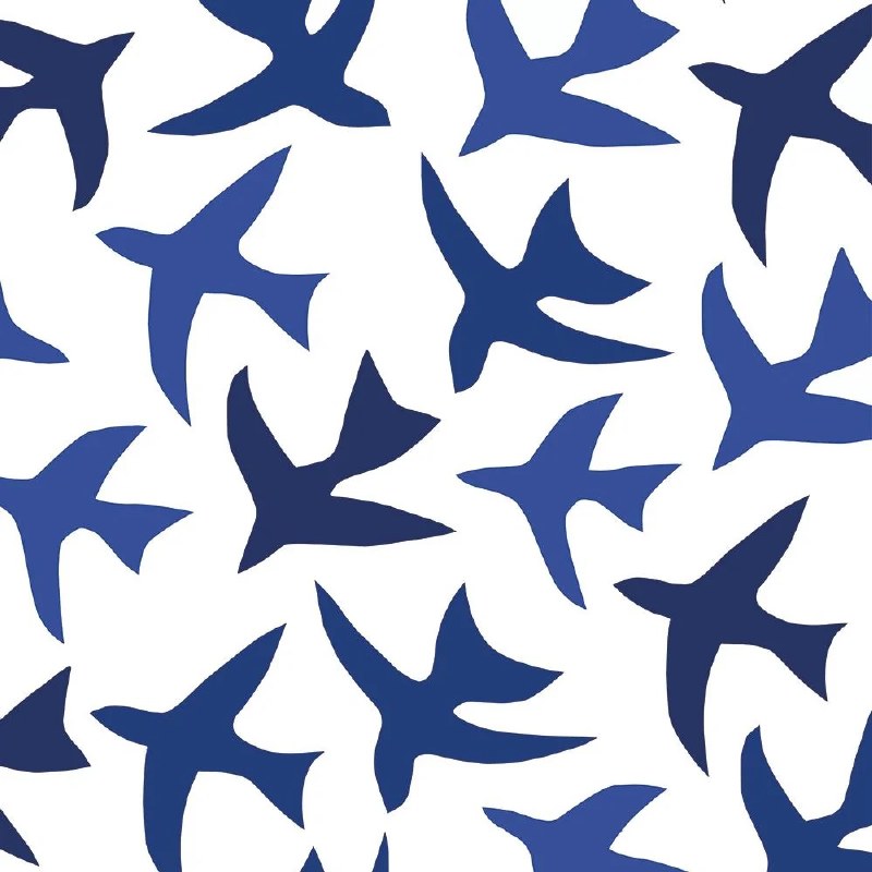 5" Square Maritime Birds Beverage Napkins Wilford & Lee Home Accents