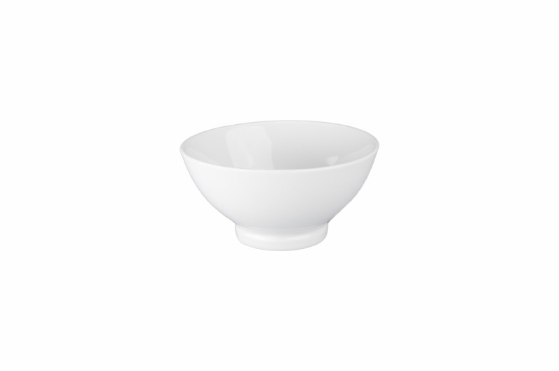 6" Round White Ceramic Rice Bowl Wilford & Lee Home Accents