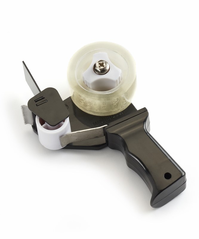 Mini Tape Gun: Dispenses tape just like the big tape dispensers