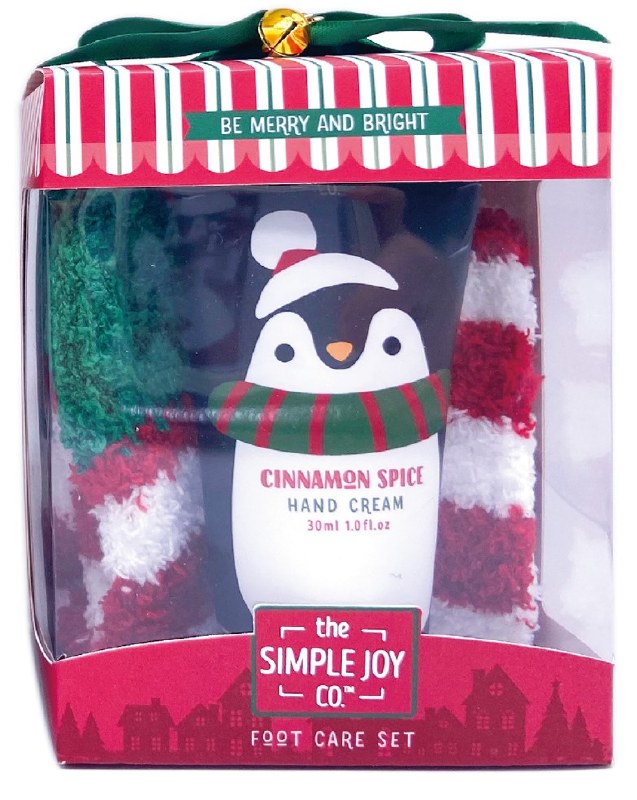 2 Oz Cinnamon Spice Foot Cream With Socks Wilford & Lee Home Accents