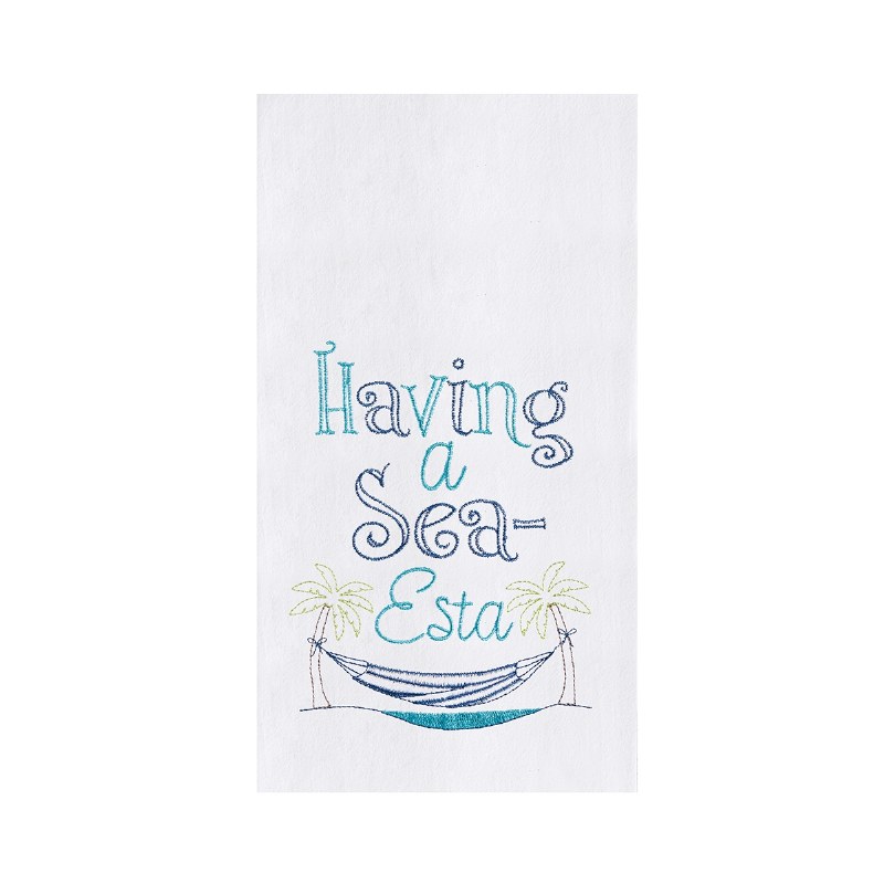 27 x 18 Sea You at the Beach Kitchen Towel - Wilford & Lee Home