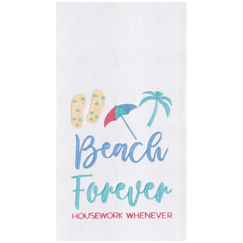 27 x 18 Sea You at the Beach Kitchen Towel - Wilford & Lee Home