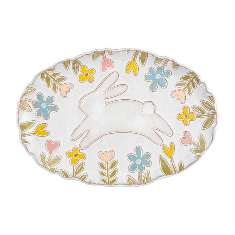 Mud pie deals bunny plate