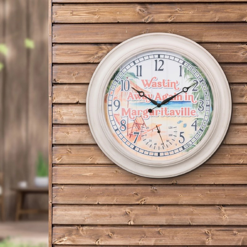 Margaritaville Wastin’ 2024 Away Again Clock