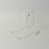 6" Clear Acrylic Plate Stand