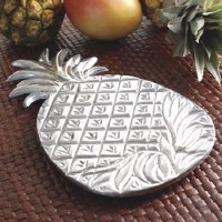 10" Aluminum Textured Pineapple Trivet