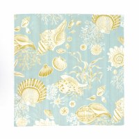 20" Square Natural Blue Shell Cloth Napkin 20" Square Natural Blue Shell Cloth Napkin