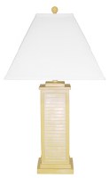 31" Perfect Yellow Shutter Lamp