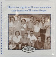 5" Square Nights We'll Never Remember Beverage Napkins